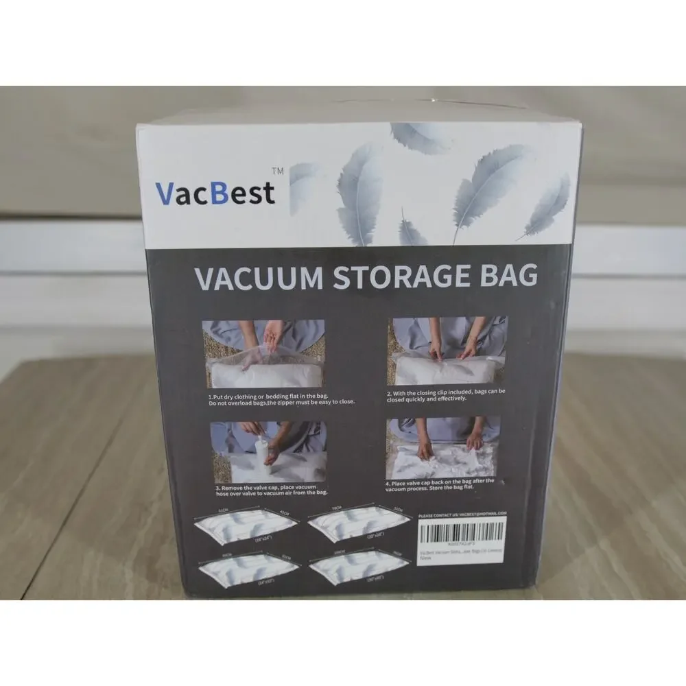 VacBest Vacuum Storage Space Saver Bags 16 Combo - open box